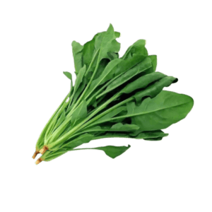 Espinaca rica en hierro, vitamina K, ácido fólico y antioxidantes.