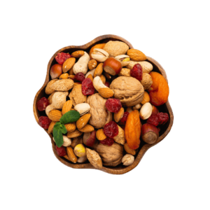 Frutas deshidratadas y frutos secos